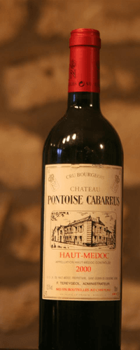 Vin rouge, Château Pontoise Cabarrus 2000