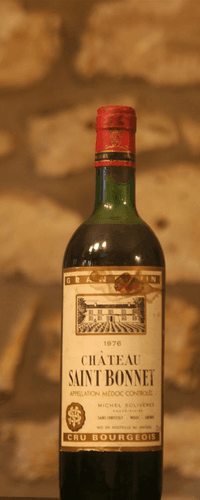Vin rouge, Château Saint Bonnet 1976