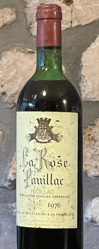 Vin rouge, Pauillac, La rose Pauillac 1976
