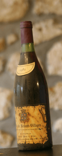 Vin rouge, Cote de Beaune Village, Domaine Hubert Pere et Fils 1982