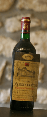 Vin rouge, Château la Croix Gornet 1989