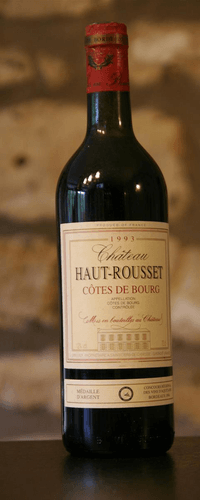 Vin rouge, Château Haut Rousset 1993