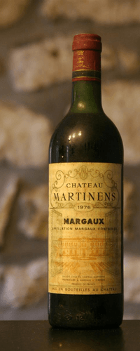 Vin rouge, Chateau Martinens 1976