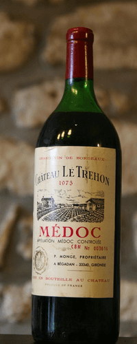Vin rouge, Château Le Trehon, magnum 1975