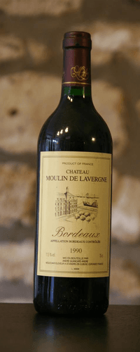 Vin rouge, Château Moulin de Lavergne 1990