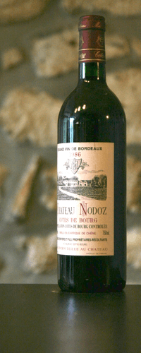 Vin rouge, Chateau de Nodoz 1986