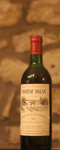 Vin rouge, Château Balan 1986
