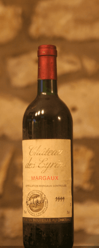 Vin rouge, Château des Eyrins 1999