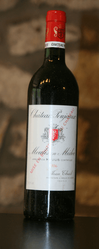 Vin rouge, Chateau Poujeaux 1986