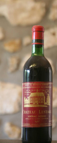 Vin rouge, Listrac, Château Lestage 1967