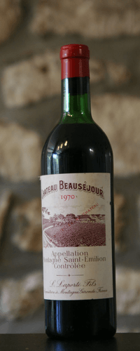 Vin rouge, Chateau Beausejour 1970
