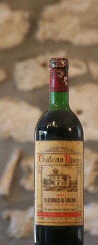 Vin rouge, St Georges St Emilion, Château Divon 1982
