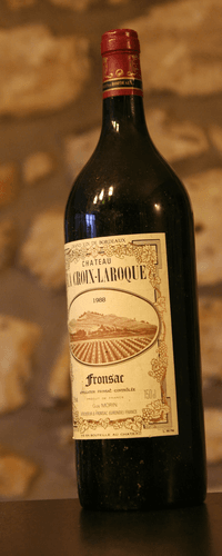 Vin rouge, Château La Croix Laroque, Magnum 1988