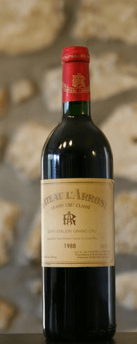Vin rouge, Château L'arrosee 1988