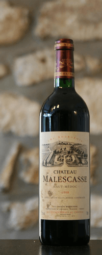 Vin rouge, Château Malescasse 1998
