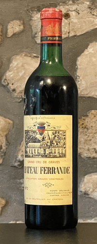 Vin rouge, Graves, Château Ferrande 1972
