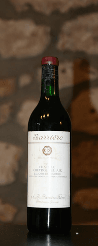 Vin rouge, Chateau Chevrol bel air 1975