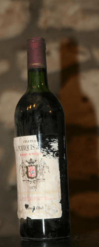 Vin rouge, Chateau du Marquis de Mons 1978