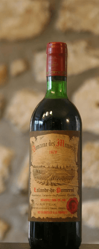 Vin rouge, Domaine des Mimosas 1978