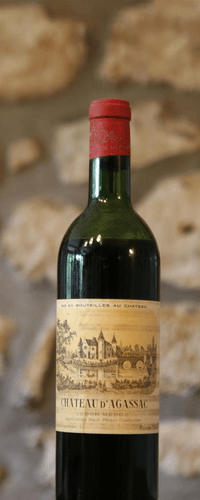 Vin rouge, Château d'Agassac 1961