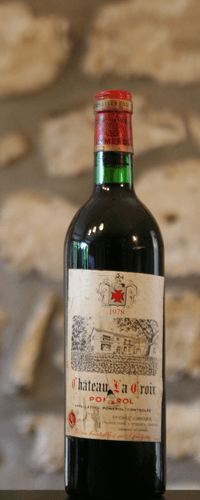 Vin rouge, Château la Croix 1978