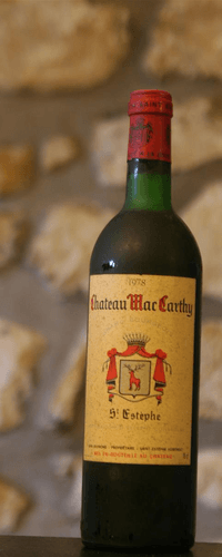 Vin rouge, Château Mac Carthy 1978