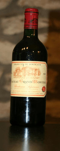 Vin rouge, Chateau Grand Monteil 1989