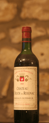 Vin rouge, Château Le Truch de Reignac 1985