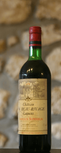 Vin rouge, Château de Beau Rivage Laguens 1978