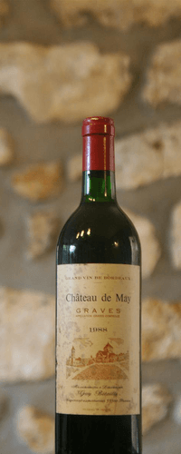Vin rouge, Château de May 1988