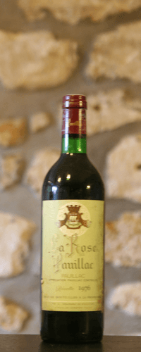 Vin rouge, La Rose Pauillac 1976