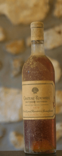 Vin blanc, Château Roumieu 1970