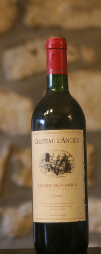 Vin rouge, Château L'Ancien 1989