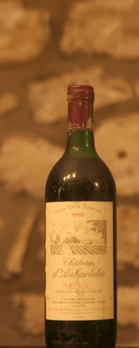 Vin rouge, Château d'Aubaredes 1988