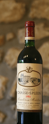 Vin rouge, Château Chasse Spleen 1981