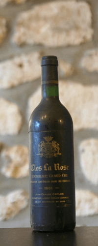 Vin rouge, Clos La Rose 1981