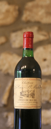 Vin rouge, Château la Croix St Michel 1986