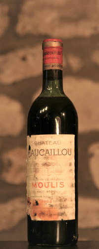 Vin rouge, Moulis, Château Maucaillou 1964