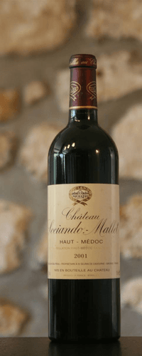 Vin rouge, Haut Medoc, Château Sociando Mallet 2001