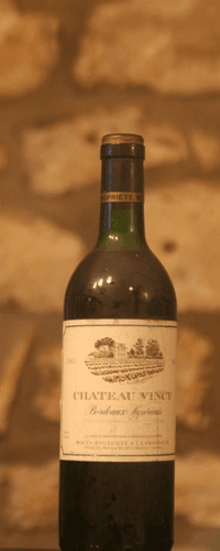 Vin rouge, Château Vincy 1983