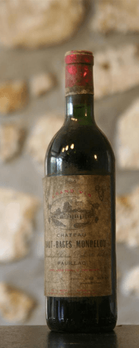 Vin rouge, Château Haut Bages Monpelou 1964