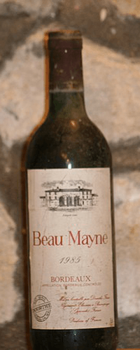 Vin rouge, Beau Mayne 1985