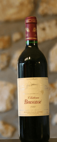 Vin rouge, Madiran,rouge,Château Bouscasse 1989