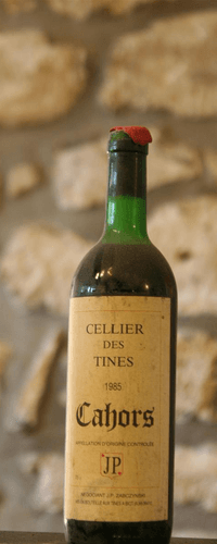 Vin rouge, Cellier des Tines 1985