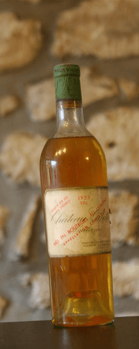 Vin blanc, Chateau Gilette, cuvee speciale sec, 1953
