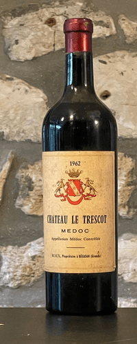 Vin rouge, Médoc, Château le Trescot 1962