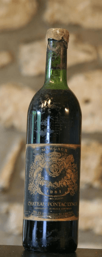 Vin rouge,Château Pontac Lynch 1981