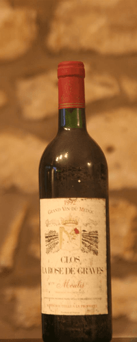 Vin rouge, Clos de la Rose de Graves 1992