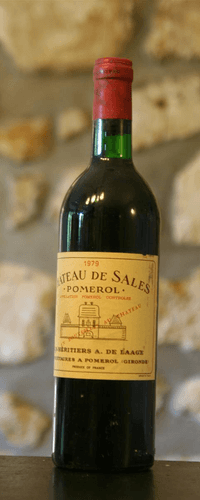 Vin rouge, Château de Sales 1979