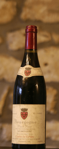 Vin rouge, Domaine Valliere, cuvee les Brulottes 1998